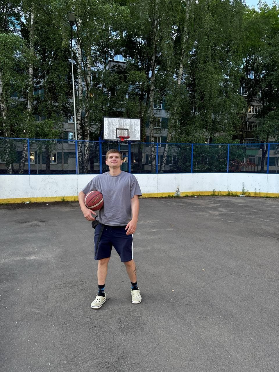 На площадке